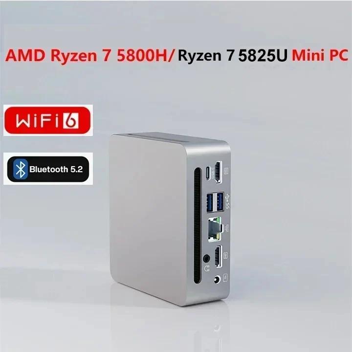 SZBOX ̴ ӿ ǻ, S58 AMD Ryzen 7 5800H/Ryzen 7 5825U/R7 4700U ̴ PC, Windows 11 DDR4 3200Mhz Nvme SSD WiFi6 BT5.2